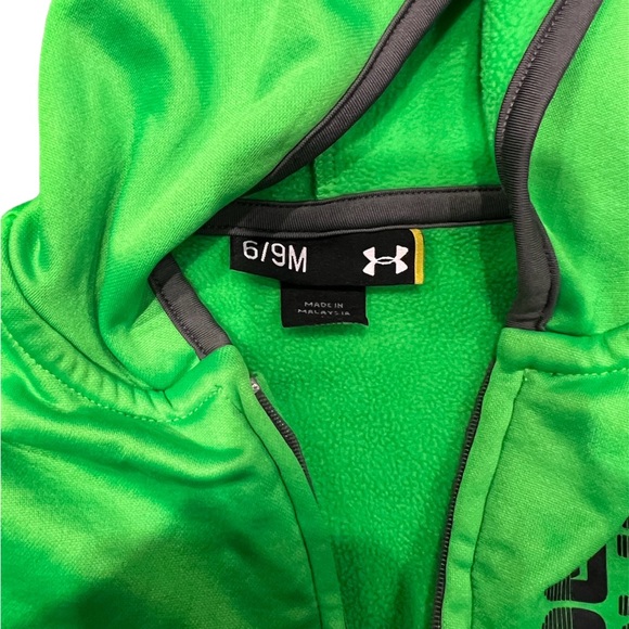 Under Armour neon green baby 6-9 month jacket - Picture 2 of 2